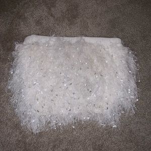 Boutique Feather Bandeau Top